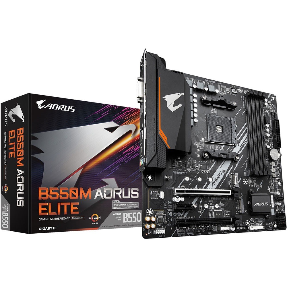 Gigabyte B550M Aorus Elite AMD AM4 microATX Motherboard - New