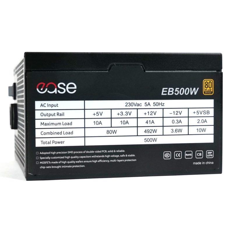 EASE EB500 Watt 80 Plus Bronze - Image 3