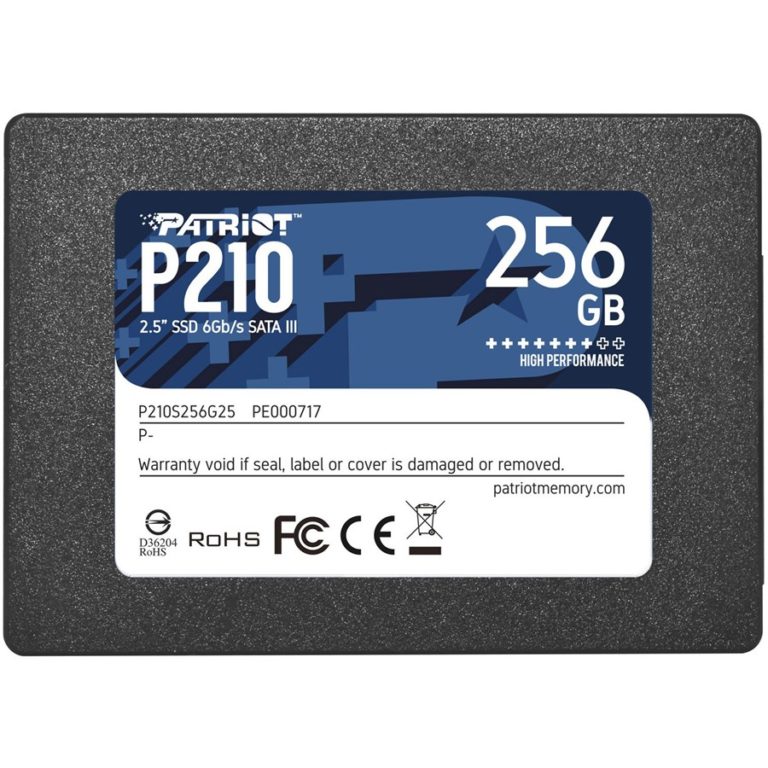 Patriot P210 256GB 2.5" SATA SSD - Image 2