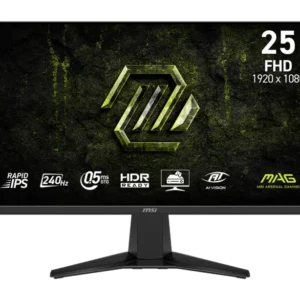 MSI MAG 255F X24, 25″ (1920×1080) FHD 240Hz 0.5ms, Rapid IPS Gaming Monitor